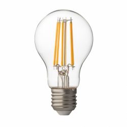 LED крушка FILAMENT, димираща, прозрачна, E27, 220V, 4200K, 8W