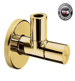 Спирателен кран с гайка Ф10мм TOP GOLD и розетка, 1/2'' * 3/8"
