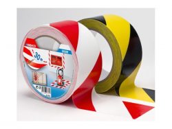 GEKO. Маркирача лента жълто-черна 30м/50мм