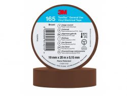 Изолирбанд 3M Temflex 165, 20m/19mm, кафяв
