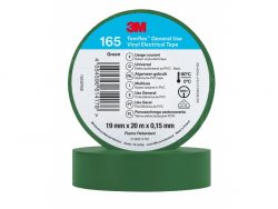 Изолирбанд 3M Temflex 165, 20m/19mm, зелен