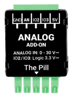 Аналогов интерфейс Shelly Pill Analog 0-30V Add-on - 073596